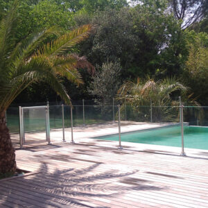 Module verre sur-mesure Ht 1m15