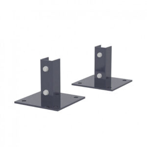 Kit 2 platines pour portillon de jardin GARDEN