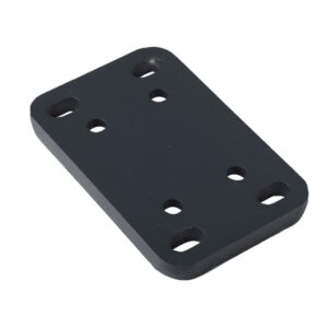 Platine à visser pour poteau aluminium Flex