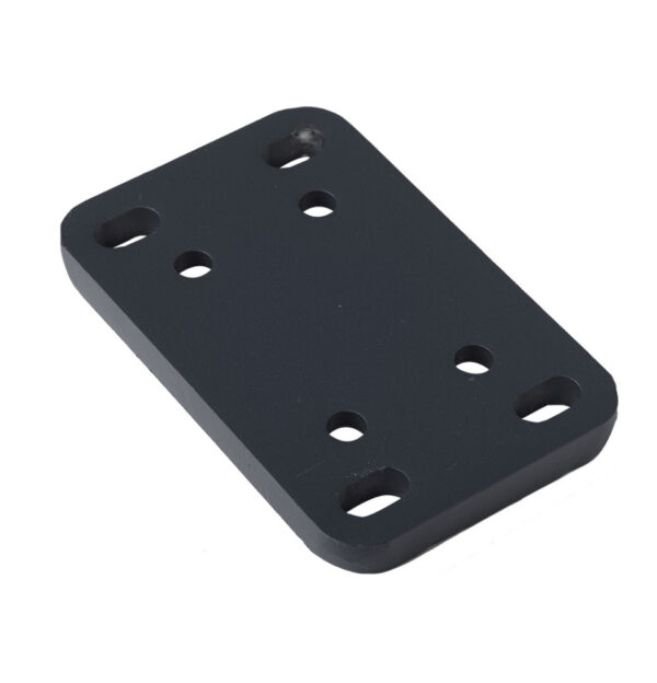 Platine à visser pour poteau aluminium Flex