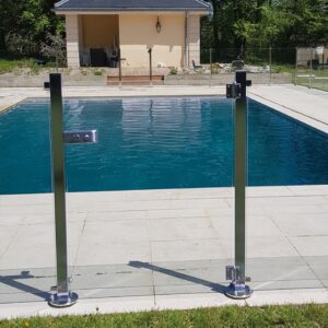 Portillon Verre Ht 1m15 - Passage 1m