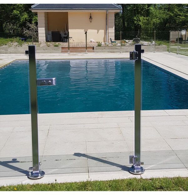 Portillon Verre Ht 1m15 - Passage 1m