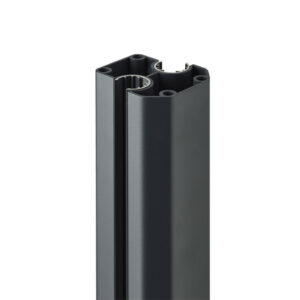 Poteau alu multi-angle pour clôture aluminium Flex