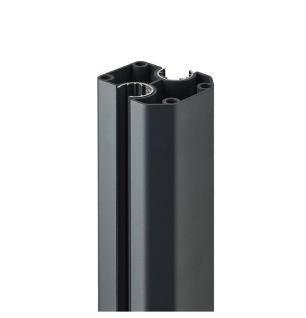 Poteau alu multi-angle pour clôture aluminium Flex